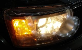 Thumbnail 2: 10-12 LAND ROVER LR4 RIGHT PASSENGER HALOGEN HEADLIGHT LIGHT LAMP (MANUAL LEVEL)