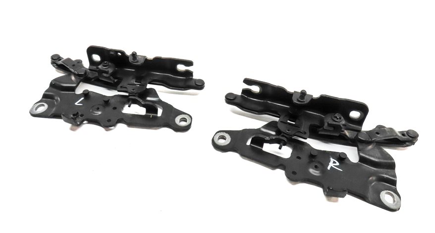 12-19 BMW 528i 535i 550i 640i 650i M5 M6 (F06 F10) FRONT HOOD HINGE SET (BLACK)
