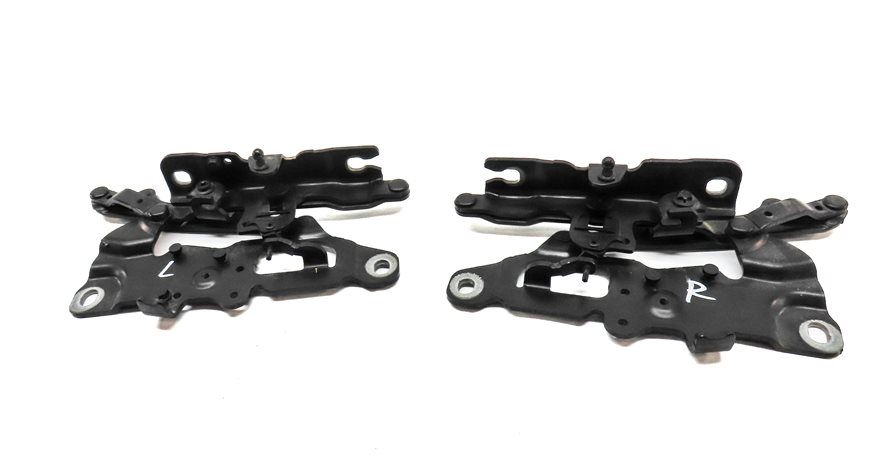 Thumbnail 2: 12-19 BMW 528i 535i 550i 640i 650i M5 M6 (F06 F10) FRONT HOOD HINGE SET (BLACK)
