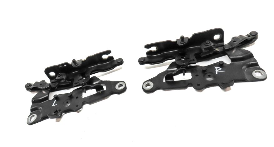Thumbnail 3: 12-19 BMW 528i 535i 550i 640i 650i M5 M6 (F06 F10) FRONT HOOD HINGE SET (BLACK)