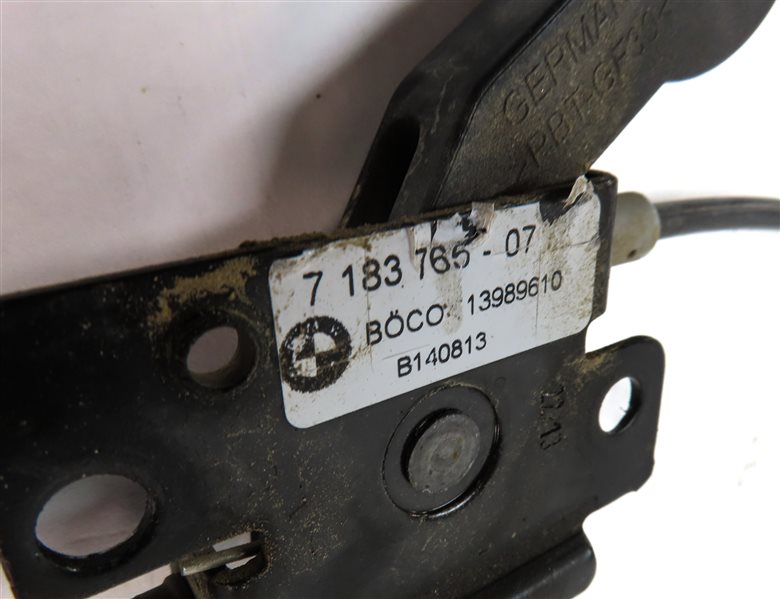 Thumbnail 11: 2014 BMW 535Xi F10 FRONT UPPER HOOD LOCK LATCH CATCH HOOK SET w/ RELEASE HANDLE