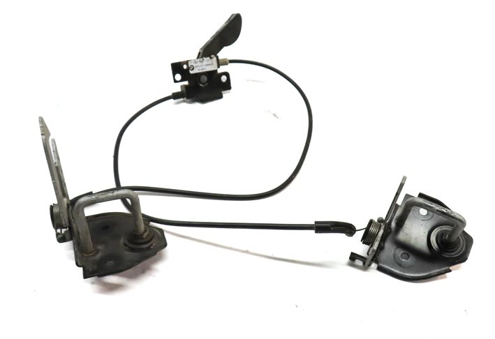Thumbnail 4: 2014 BMW 535Xi F10 FRONT UPPER HOOD LOCK LATCH CATCH HOOK SET w/ RELEASE HANDLE