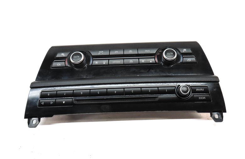 Thumbnail 5: 2011-2016 BMW 528i 535i 550i M5 (F10) FRONT HEATER A/C TEMPERATURE CONTROL PANEL