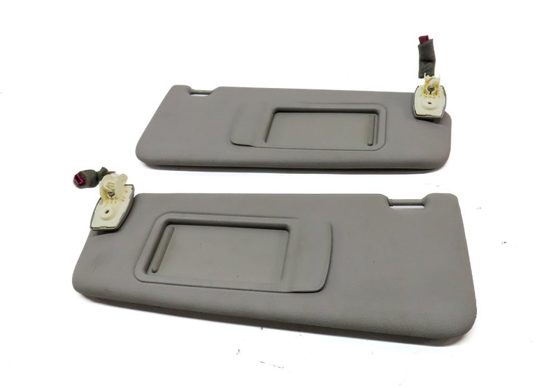 Thumbnail 2: 2010-2016 BMW 528i 535i 550i (F10) FRONT LEFT & RIGHT SUNVISOR SHADE SET(GRAY)