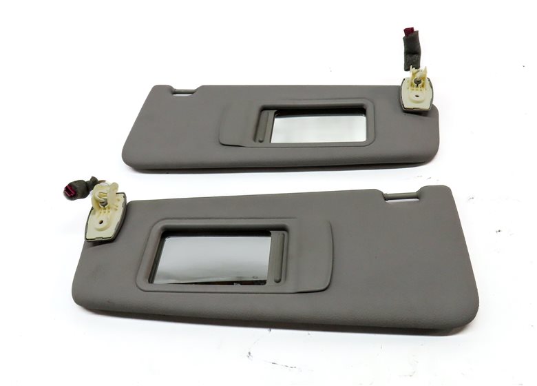 Thumbnail 4: 2010-2016 BMW 528i 535i 550i (F10) FRONT LEFT & RIGHT SUNVISOR SHADE SET(GRAY)