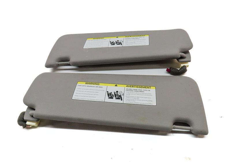 Thumbnail 5: 2010-2016 BMW 528i 535i 550i (F10) FRONT LEFT & RIGHT SUNVISOR SHADE SET(GRAY)