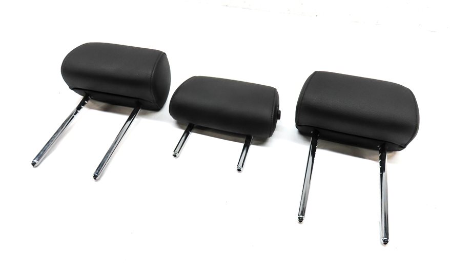 Thumbnail 1: 2011 BMW 535Xi (F10) REAR LEFT CENTER RIGHT SEAT HEADREST HEAD REST SET (BLACK)