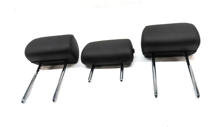 Thumbnail 2: 2011 BMW 535Xi (F10) REAR LEFT CENTER RIGHT SEAT HEADREST HEAD REST SET (BLACK)