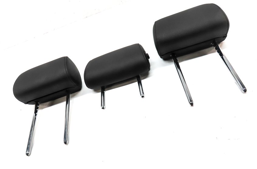Thumbnail 3: 2011 BMW 535Xi (F10) REAR LEFT CENTER RIGHT SEAT HEADREST HEAD REST SET (BLACK)