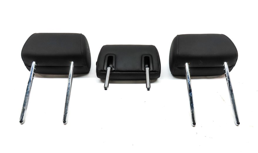 Thumbnail 6: 2011 BMW 535Xi (F10) REAR LEFT CENTER RIGHT SEAT HEADREST HEAD REST SET (BLACK)