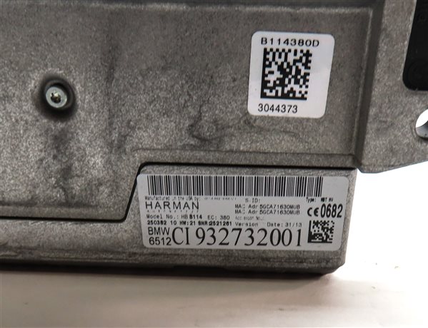 Thumbnail 5: 13-15 BMW GT 5-SERIES AM/FM RADIO STEREO RECEIVER XM WIFI BLUETOOTH CD PLAYER