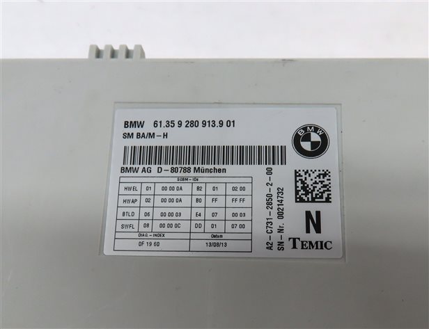 Thumbnail 4: 12-19 BMW 328i 335i 535i 550i 750i M5 M6 X3 X4 FRONT RIGHT PASSENGER SEAT MODULE