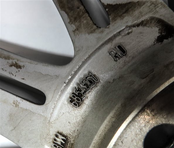 Thumbnail 6: 11-19 BMW 528i 535i 550i 640i 650i 20X9IN 10 SPLIT SPOKE WHEEL RIM (FERRIC GRAY)