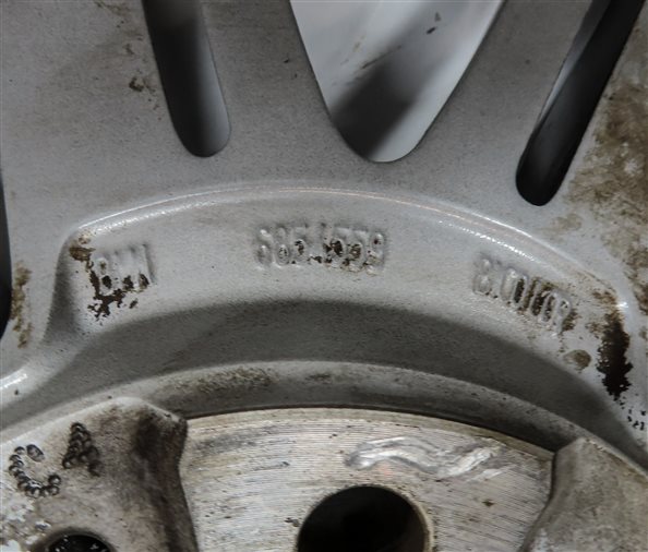 Thumbnail 8: 11-19 BMW 528i 535i 550i 640i 650i FRONT 20 X 9 INCH 10 SPLIT SPOKE WHEEL RIM