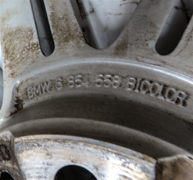 Thumbnail 10: 11-19 BMW 528i 535i 550i 640i 650i REAR 20 X 8.5 INCH 10 SPLIT SPOKE WHEEL RIM