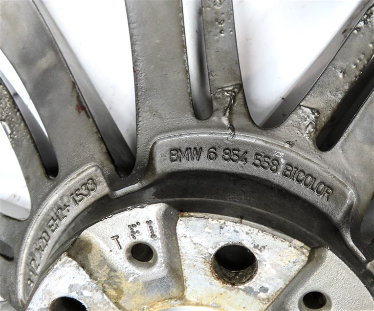 Thumbnail 7: 11-19 BMW 528i 535i 550i 640i 650i REAR 20 X 8.5 INCH 10 SPLIT SPOKE WHEEL RIM