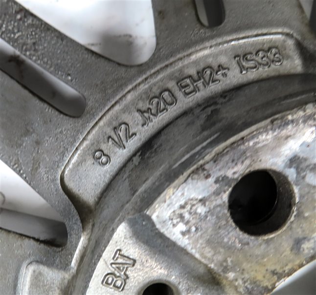 Thumbnail 8: 11-19 BMW 528i 535i 550i 640i 650i REAR 20 X 8.5 INCH 10 SPLIT SPOKE WHEEL RIM