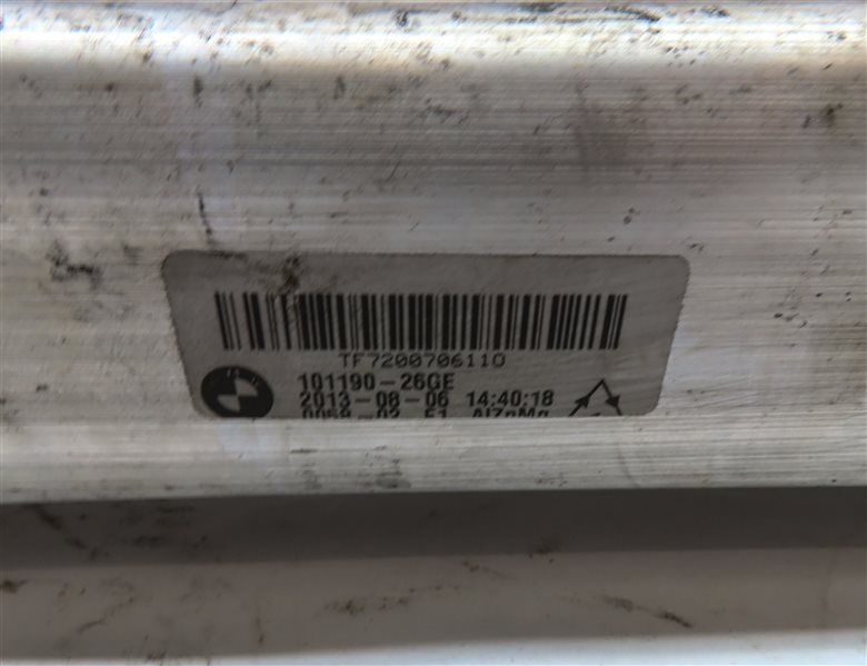 Thumbnail 6: 11-16 BMW 528i 535i 550i M5 (F10) FRONT BUMPER REINFORCEMENT CRASH IMPACT BAR
