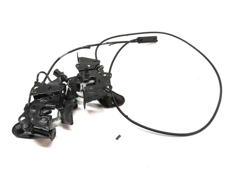 Thumbnail 2: 2014 BMW 535Xi (F10) FRONT LEFT & RIGHT LOWER HOOD LID LOCK LATCH CABLE SET/2