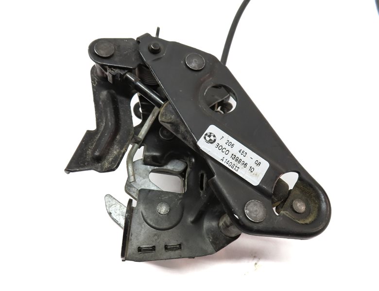 Thumbnail 8: 2014 BMW 535Xi (F10) FRONT LEFT & RIGHT LOWER HOOD LID LOCK LATCH CABLE SET/2