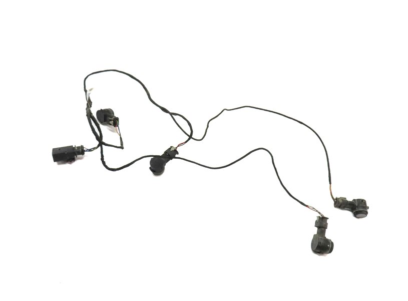 16 AUDI A3 8V REAR PARK ASSIST PDC DISTANCE CONTROL SENSOR HARNESS SET/4 (GRAY)