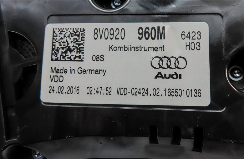 Thumbnail 7: 15-18 AUDI A3 8V GASOLINE SPEEDOMETER INSTRUMENT GAUGE CLUSTER MPH (111k)