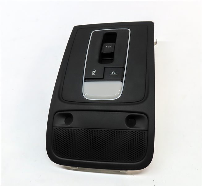 Thumbnail 2: 2016 AUDI A3 (8V) FRONT OVERHEAD DOME LIGHT LAMP w/ SWITCHES (BLACK)