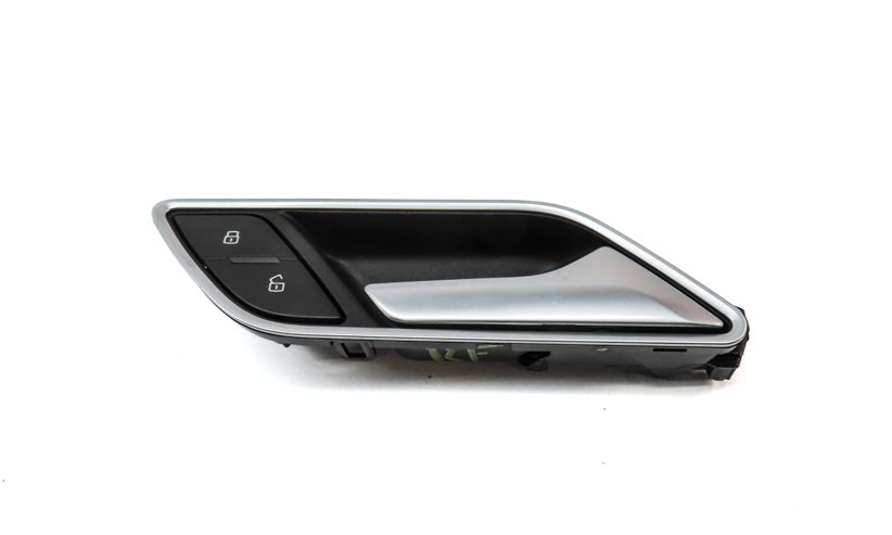 Thumbnail 2: 15-20 AUDI A3 S3 (8V) REAR RIGHT INTERIOR DOOR HANDLE w/ LOCK SWITCH BUTTON