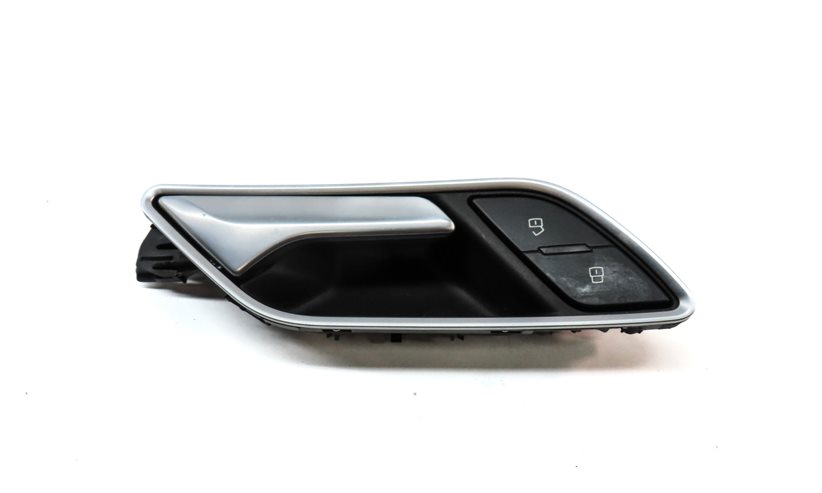 Thumbnail 4: 15-20 AUDI A3 S3 (8V) REAR RIGHT INTERIOR DOOR HANDLE w/ LOCK SWITCH BUTTON