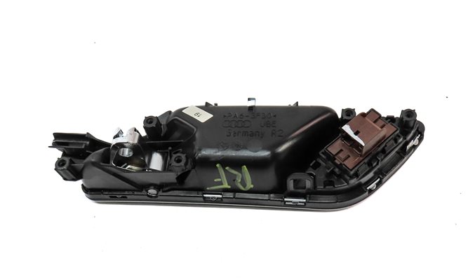 Thumbnail 5: 15-20 AUDI A3 S3 (8V) REAR RIGHT INTERIOR DOOR HANDLE w/ LOCK SWITCH BUTTON