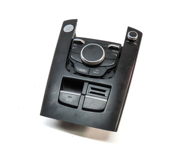 16-18 AUDI A3 E-TRON (8V 8VF) RADIO STEREO MMI CONTROL SWITCH KNOB BUTTON PANEL
