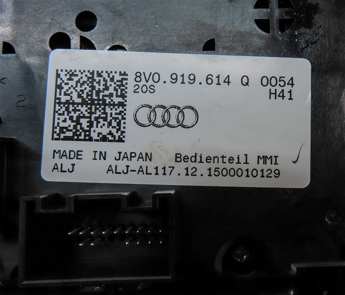 Thumbnail 6: 16-18 AUDI A3 E-TRON (8V 8VF) RADIO STEREO MMI CONTROL SWITCH KNOB BUTTON PANEL
