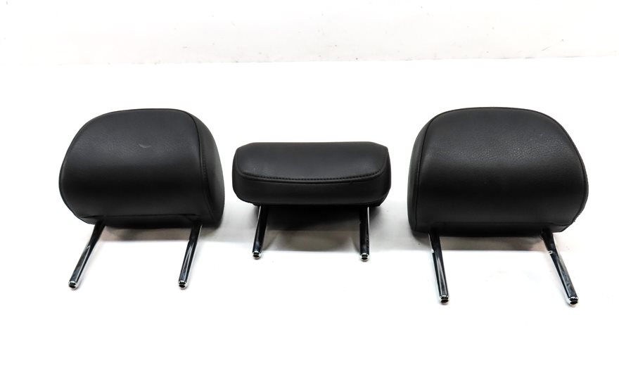 Thumbnail 2: 2015-2020 AUDI A3 (8V) REAR SEAT LEFT CENTER & RIGHT HEADREST SET-3 (BLACK)
