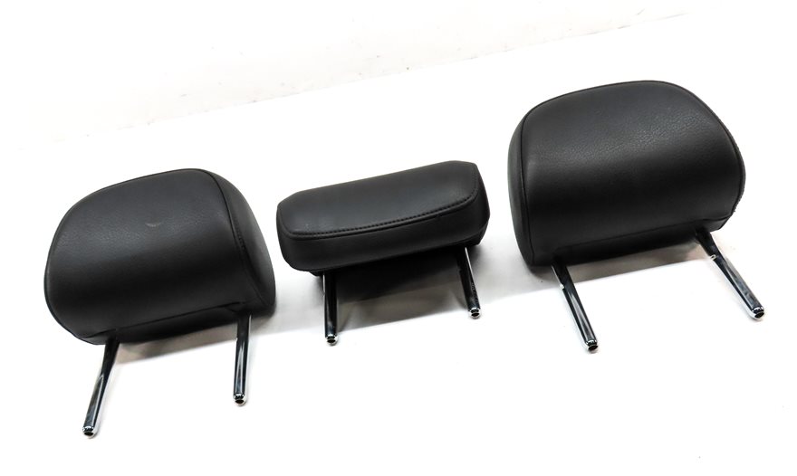 Thumbnail 3: 2015-2020 AUDI A3 (8V) REAR SEAT LEFT CENTER & RIGHT HEADREST SET-3 (BLACK)