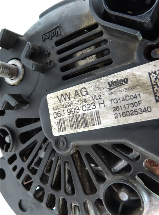 Thumbnail 7: 15-18 AUDI A3 S3 TT VW GOLF 8V MQB MK3 1.8L 2.0L TURBO 140 AMP VALEO ALTERNATOR