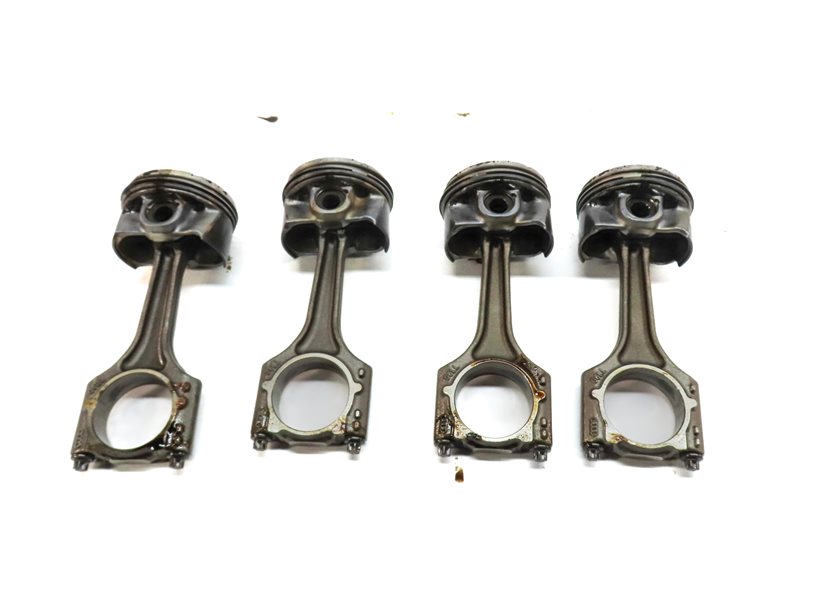 Thumbnail 1: 15-18 AUDI A3 A6 TT (8V C7 4G 8S) 2.0L TURBO ENGINE PISTON & CONNECTING ROD SET4