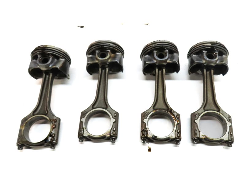 Thumbnail 3: 15-18 AUDI A3 A6 TT (8V C7 4G 8S) 2.0L TURBO ENGINE PISTON & CONNECTING ROD SET4
