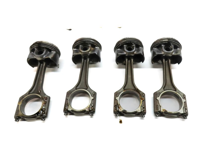 Thumbnail 6: 15-18 AUDI A3 A6 TT (8V C7 4G 8S) 2.0L TURBO ENGINE PISTON & CONNECTING ROD SET4