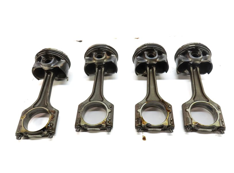 Thumbnail 7: 15-18 AUDI A3 A6 TT (8V C7 4G 8S) 2.0L TURBO ENGINE PISTON & CONNECTING ROD SET4
