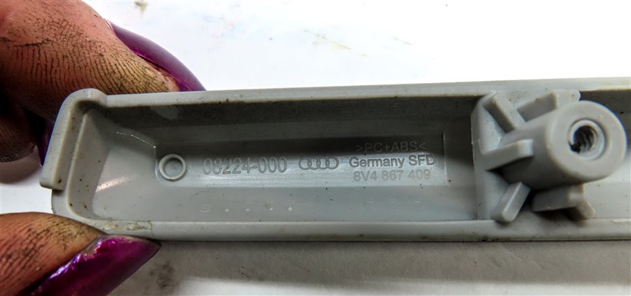 Thumbnail 16: 2016 AUDI A3 (8V) INTERIOR DASH FRONT & REAR DOOR TRIM SET/7 (SILVER)