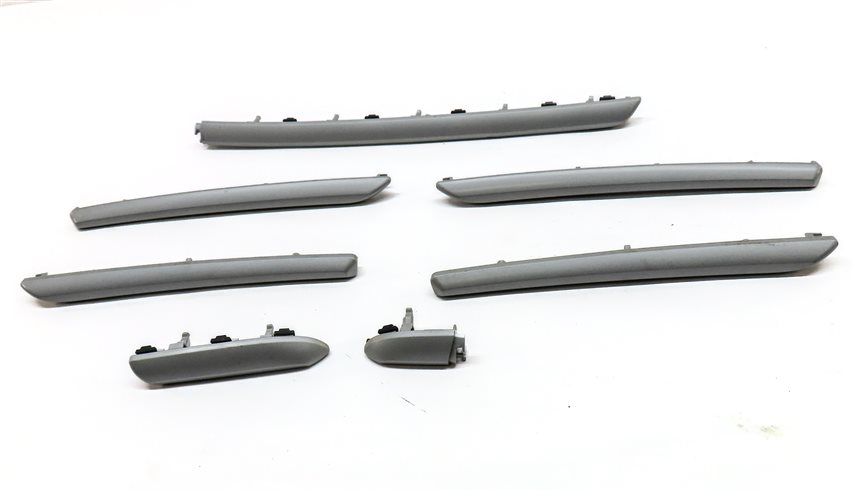 Thumbnail 2: 2016 AUDI A3 (8V) INTERIOR DASH FRONT & REAR DOOR TRIM SET/7 (SILVER)