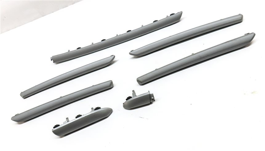 Thumbnail 3: 2016 AUDI A3 (8V) INTERIOR DASH FRONT & REAR DOOR TRIM SET/7 (SILVER)