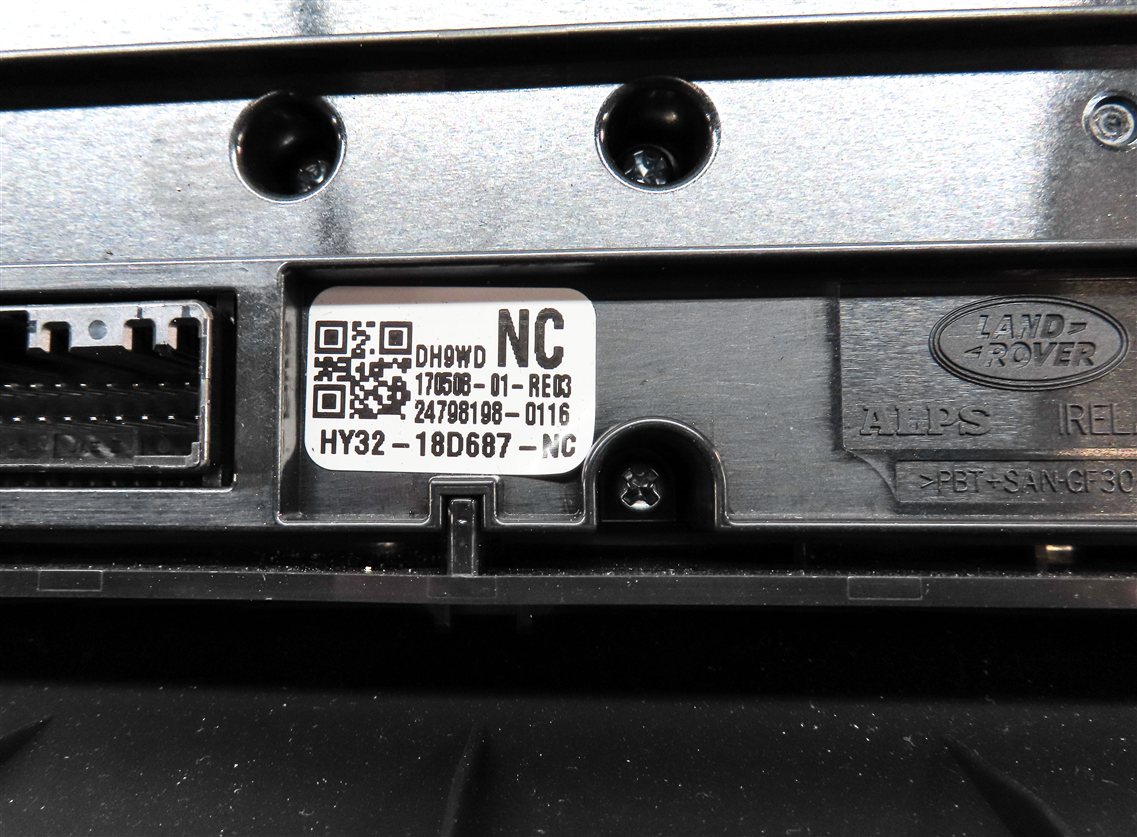 Thumbnail 7: 2017 LAND ROVER DISCOVERY (L462) REAR HEATER TEMPERATURE CLIMATE CONTROL & TRIM