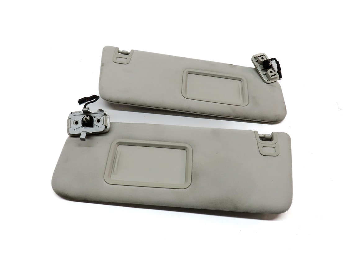 17-21 LAND ROVER DISCOVERY L462 FRONT LEFT & RIGHT SUNVISOR VISOR SET/2 (GRAY)