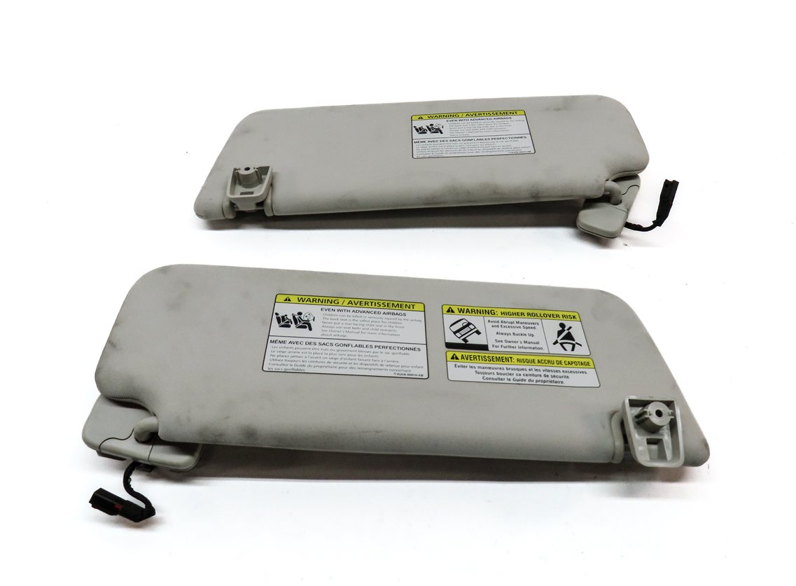 Thumbnail 5: 17-21 LAND ROVER DISCOVERY L462 FRONT LEFT & RIGHT SUNVISOR VISOR SET/2 (GRAY)