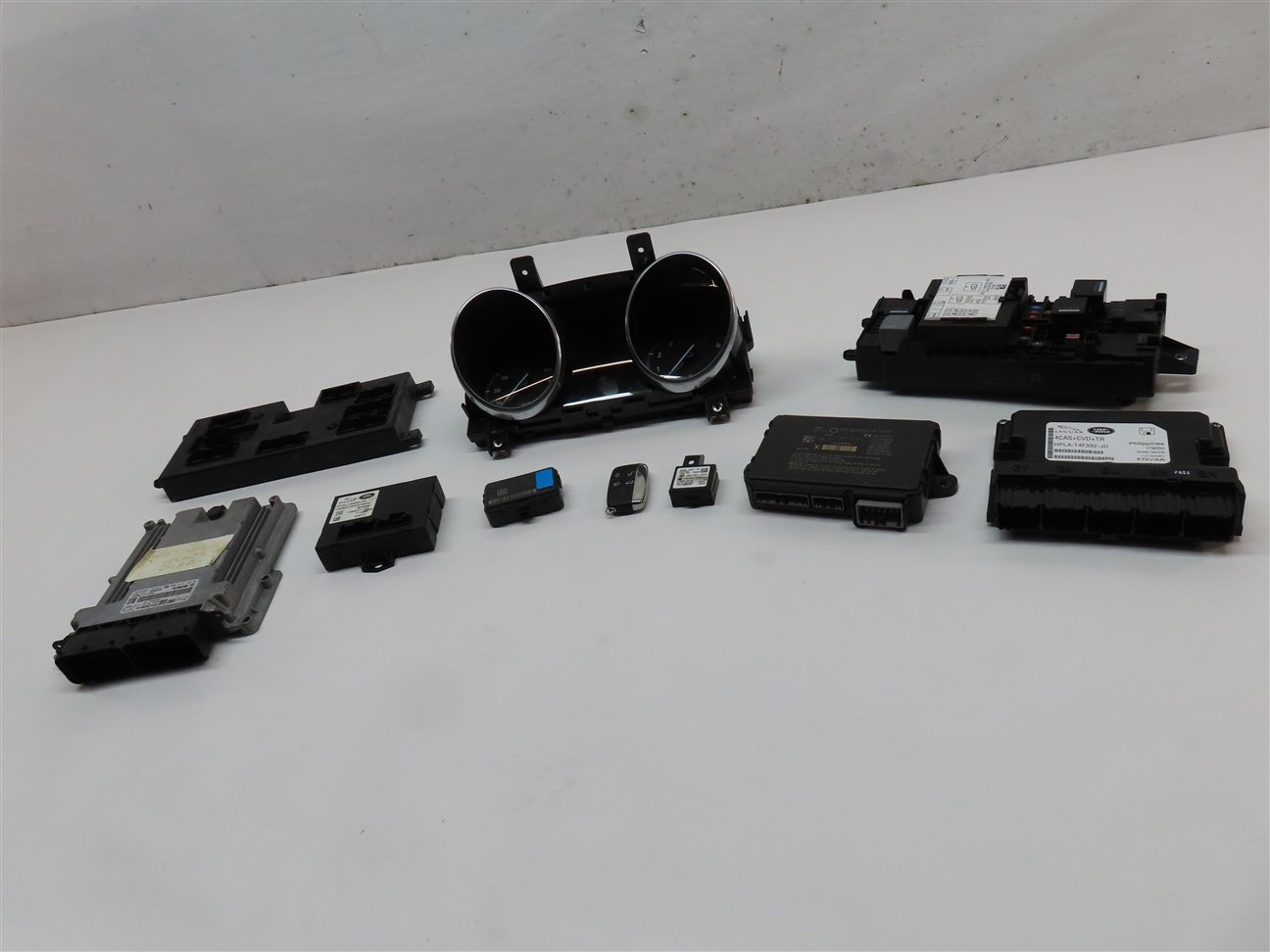 17 ROVER DISCOVERY L462 3.0L SUPER ECU ECM IGNITION IMMOBILIZER MODULE SET(110k)