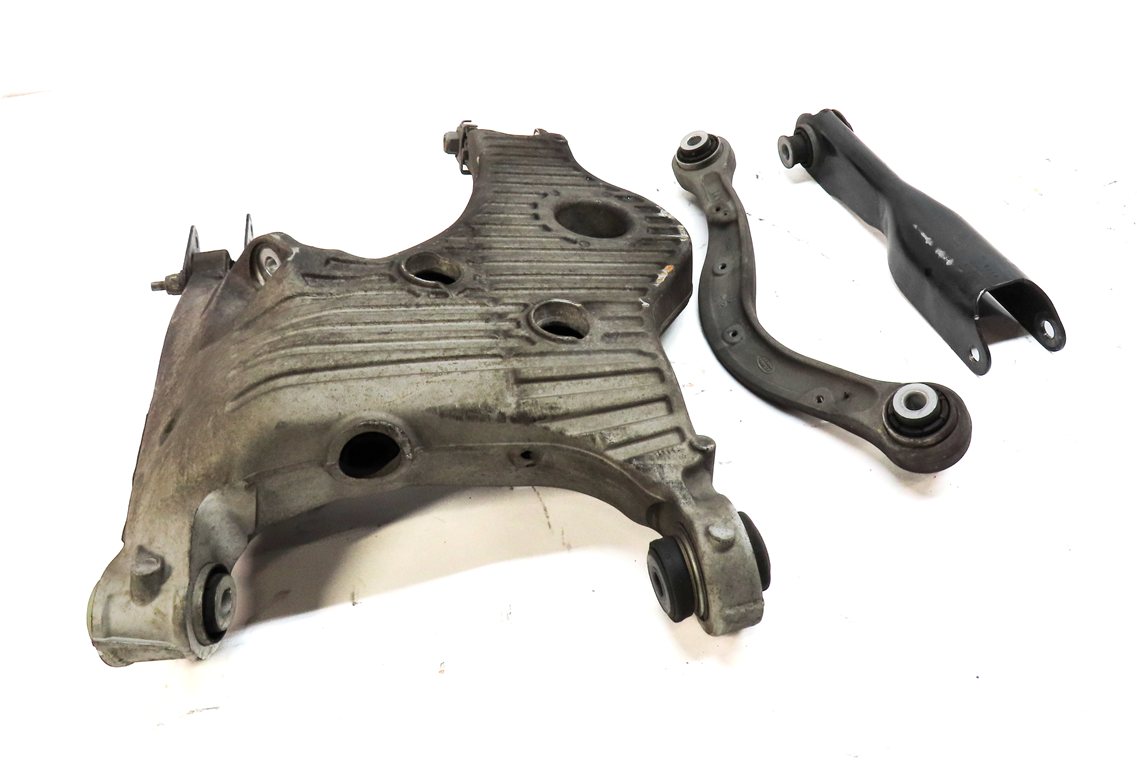 17-20 LAND ROVER DISCOVERY L462 REAR LEFT DRIVER CONTROL ARM SET/3