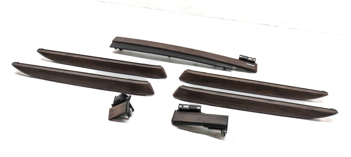2017 LAND ROVER DISCOVERY (L462) FRONT/REAR INTERIOR DOOR DASH TRIM SET WOOD