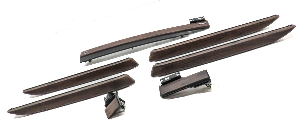 Thumbnail 3: 2017 LAND ROVER DISCOVERY (L462) FRONT/REAR INTERIOR DOOR DASH TRIM SET WOOD