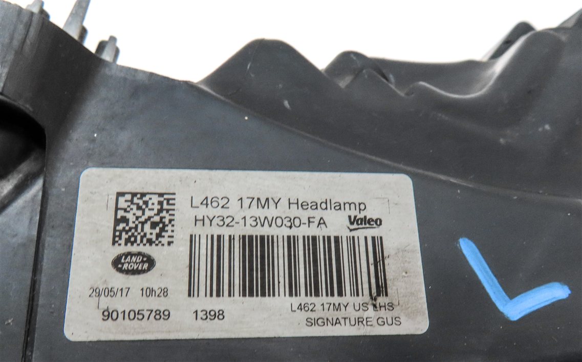 Thumbnail 7: 17-20 LAND ROVER DISCOVERY L462 FRONT LEFT DRIVER LED HEADLIGHT HEAD LIGHT LAMP